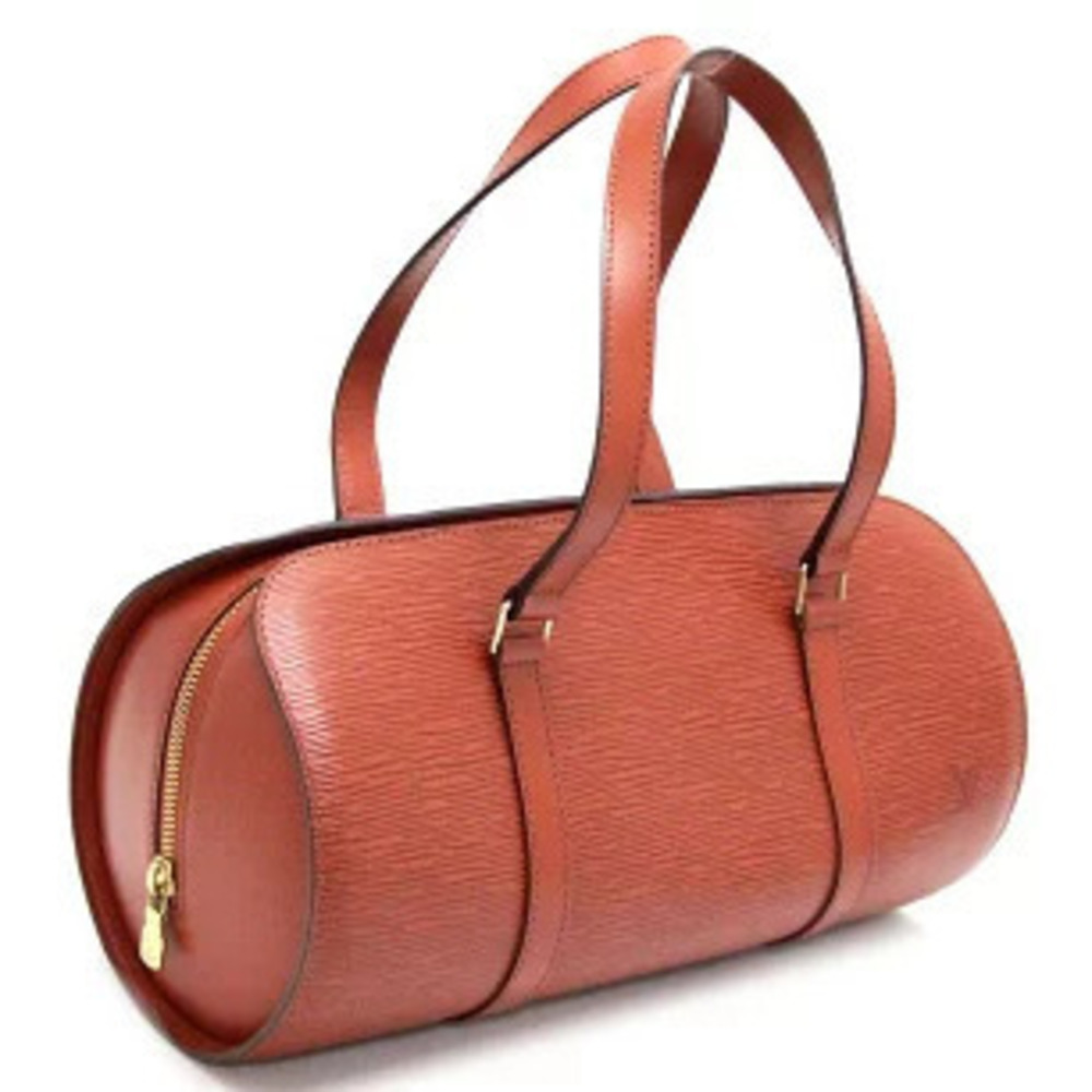 Louis Vuitton brown leather Epi Kenya handbag Soufflot